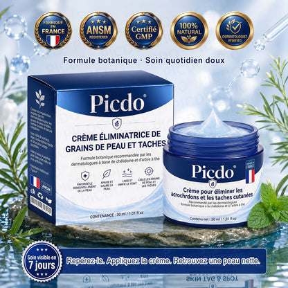 Picdo® Crème Correctrice Acrochordons & Taches — Action visible en 7 jours🌿