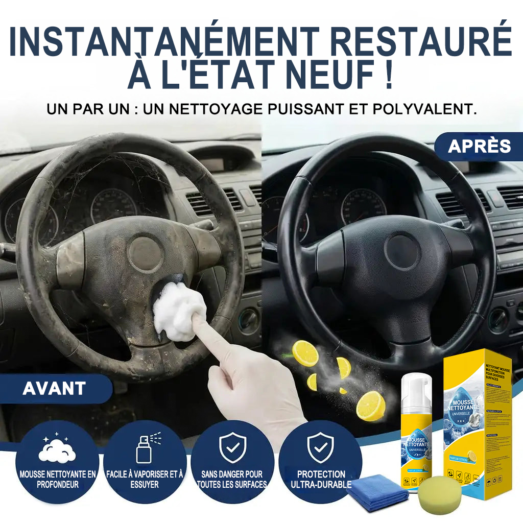 🔥Dernier jour : -80 %💦 Nettoyant mousse multi-enzymes 4-en-1