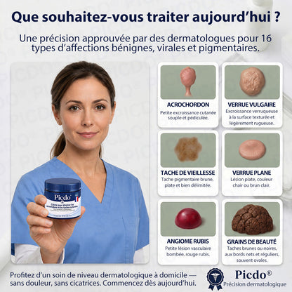 Picdo® Crème Correctrice Acrochordons & Taches — Action visible en 7 jours🌿