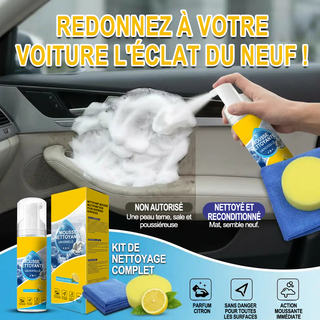🔥Dernier jour : -80 %💦 Nettoyant mousse multi-enzymes 4-en-1