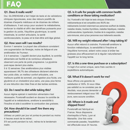 【🇫🇷Recommandation du médecin👩‍⚕️】Purelora® Moringa · Berbérine × NAD+ 10-en-1 Patch Nano-Aiguilles Avancé 🇫🇷 | 𝘽𝙖𝙠𝙚𝙙 𝙗𝙮 𝙨𝙘𝙞𝙚𝙣𝙘𝙚 | Formule 10-en-1 | Résultats en 7 jours ⏳
