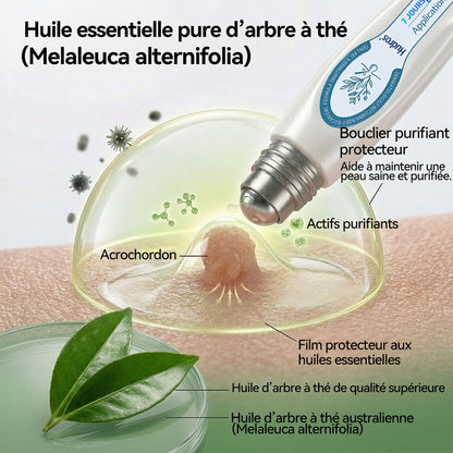 Boutique officielle de la marque🔥 | Hudros® 7 Jours Effaceur de taches et d’excroissances cutanées (Zéro douleur, zéro cicatrice – Roller)