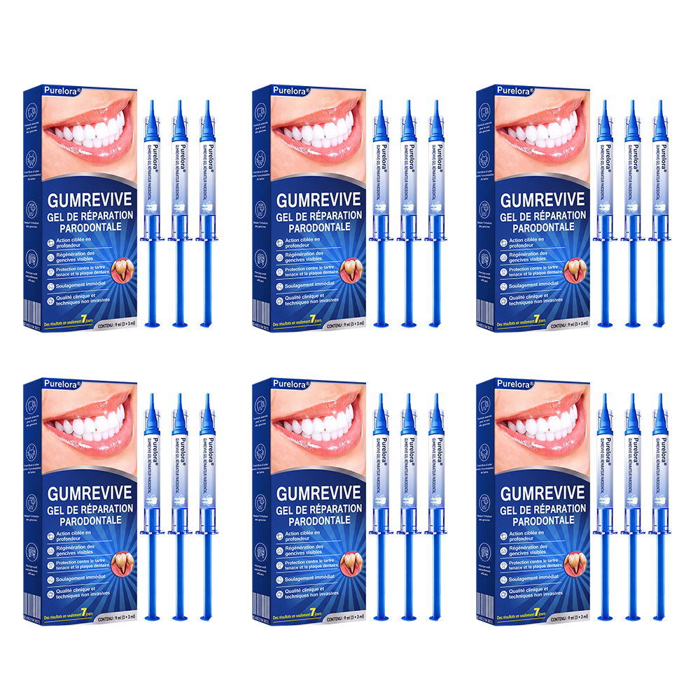 🦷✨ 𝑷𝒖𝒓𝒆𝒍𝒐𝒓𝒂® 𝑮𝒖𝒎𝑹𝒆𝒗𝒊𝒗𝒆 𝑮𝒆𝒍 𝒅𝒆 𝑹é𝒑𝒂𝒓𝒂𝒕𝒊𝒐𝒏 𝑷𝒂𝒓𝒐𝒅𝒐𝒏𝒕𝒂𝒍𝒆