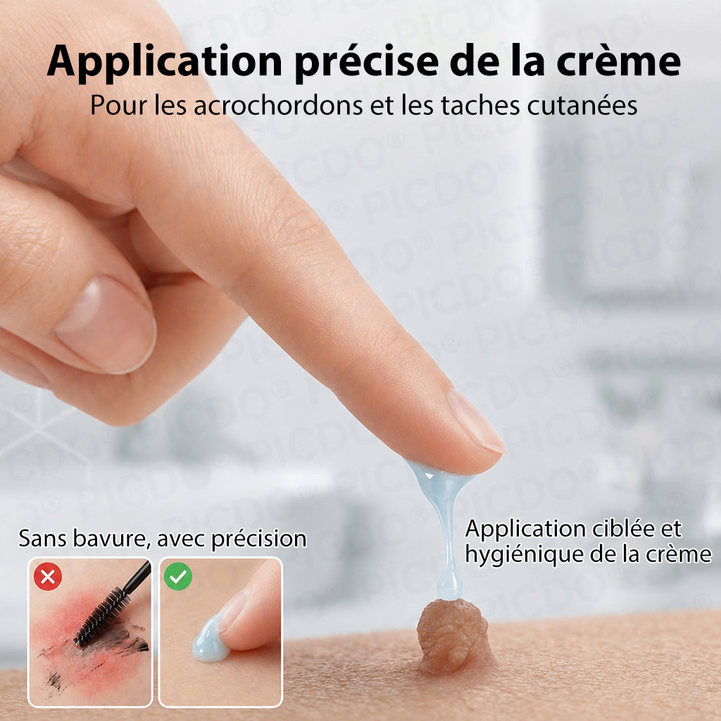 Picdo® Crème Correctrice Acrochordons & Taches — Action visible en 7 jours🌿