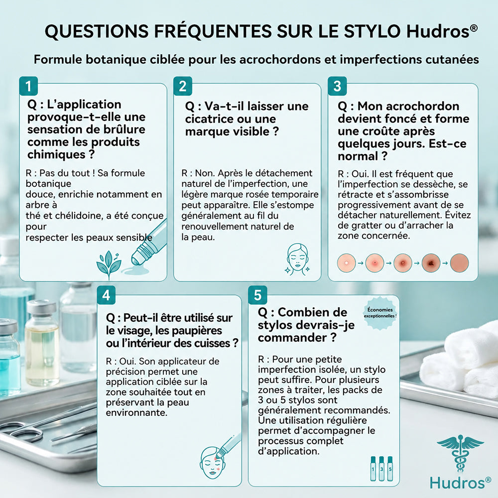 Boutique officielle de la marque🔥 | Hudros® 7 Jours Effaceur de taches et d’excroissances cutanées (Zéro douleur, zéro cicatrice – Roller)