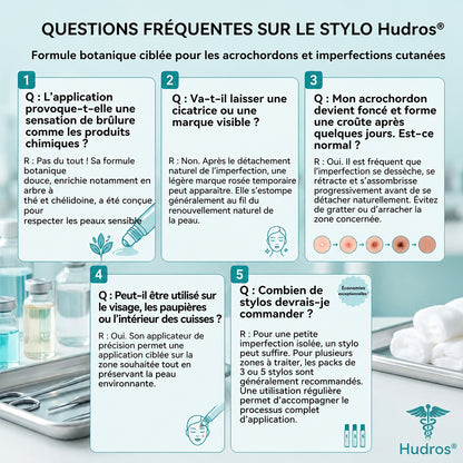 Boutique officielle de la marque🔥 | Hudros® 7 Jours Effaceur de taches et d’excroissances cutanées (Zéro douleur, zéro cicatrice – Roller)