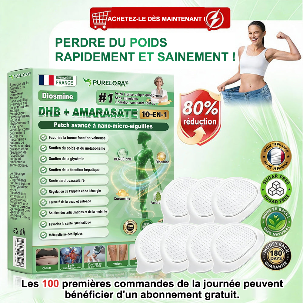 𝐏𝐮𝐫𝐞𝐥𝐨𝐫𝐚® 𝐌𝐞𝐭𝐚𝐛𝐨𝐥𝐢𝐜 𝐌𝐚𝐭𝐫𝐢𝐱™ – 𝐏𝐚𝐭𝐜𝐡 𝐍𝐚𝐧𝐨 à 𝐌𝐢𝐜𝐫𝐨𝐧𝐞𝐞𝐝𝐥𝐞𝐬 𝟏𝟎-𝐞𝐧-𝟏 𝐃𝐇𝐁 + 𝐀𝐦𝐚𝐫𝐚𝐬𝐚𝐭𝐞 💧𝐔𝐧𝐞 𝐬𝐞𝐮𝐥𝐞 𝐚𝐩𝐩𝐥𝐢𝐜𝐚𝐭𝐢𝐨𝐧 𝐩𝐚𝐫 𝐣𝐨𝐮𝐫 ✅𝐂𝐨𝐧𝐯𝐢𝐞𝐧𝐭 𝐚𝐮𝐱 𝐜𝐚𝐬 𝐝’𝐨𝐛é𝐬𝐢𝐭é, 𝐝𝐞 𝐫𝐞𝐥â𝐜𝐡𝐞𝐦𝐞𝐧𝐭 𝐜𝐮𝐭𝐚𝐧é, 𝐝𝐞 𝐝𝐢𝐚𝐛è𝐭𝐞, 𝐝𝐞 𝐯𝐚𝐫𝐢𝐜𝐞𝐬, 𝐝𝐞 𝐥𝐲𝐦𝐩𝐡œ𝐝è𝐦𝐞, 𝐝𝐞 𝐭𝐫𝐨𝐮𝐛𝐥𝐞𝐬 𝐝𝐮 𝐬𝐨𝐦𝐦𝐞𝐢𝐥 𝐞𝐭 𝐝𝐞 𝐝𝐨𝐮𝐥𝐞𝐮𝐫𝐬 𝐚𝐫𝐭𝐢𝐜𝐮𝐥𝐚𝐢𝐫𝐞𝐬