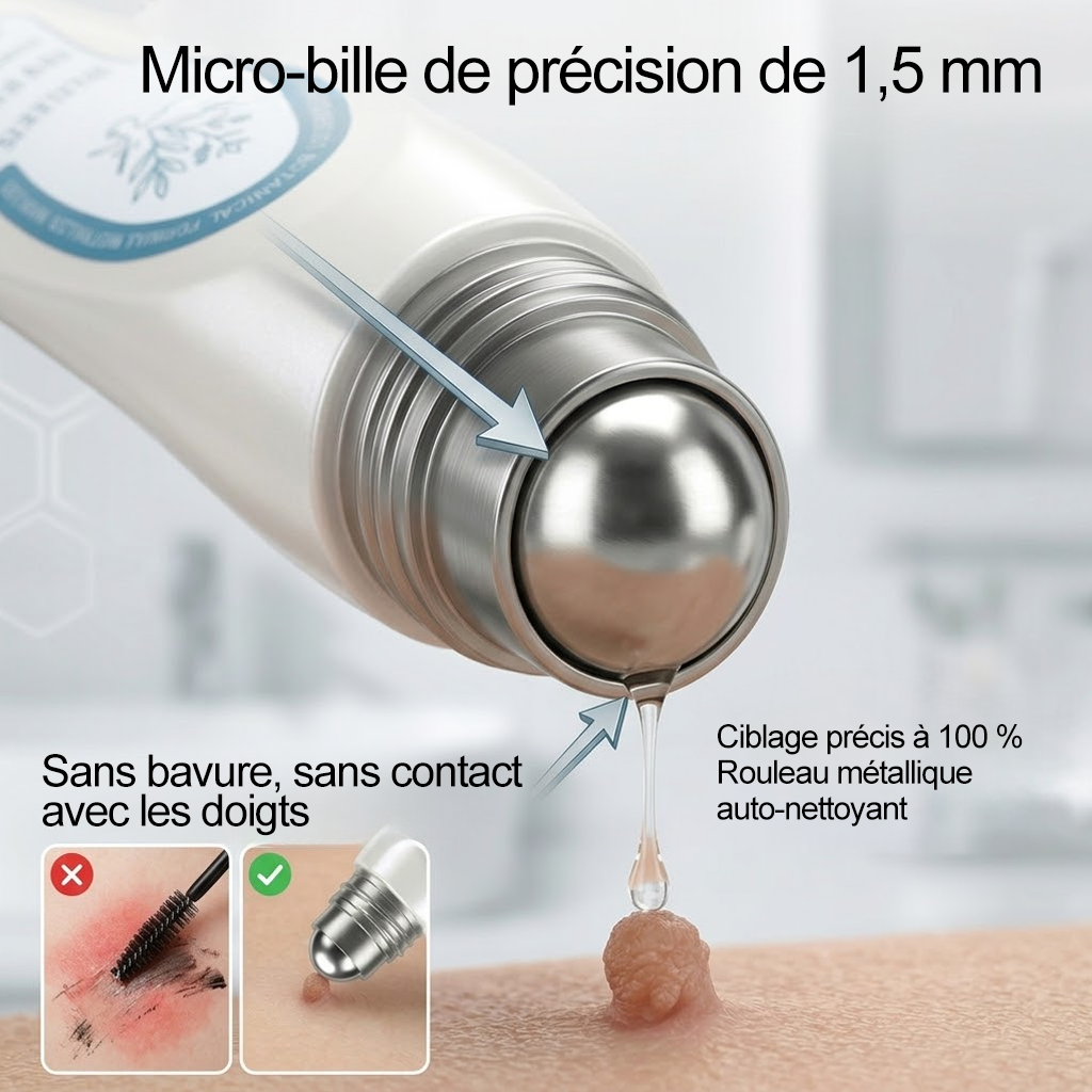 Boutique officielle de la marque |🩹𝐏i𝐜𝐝o® 7 Jours Effaceur de taches et d’excroissances cutanées(Zéro douleur, zéro cicatrice – Roller)👍