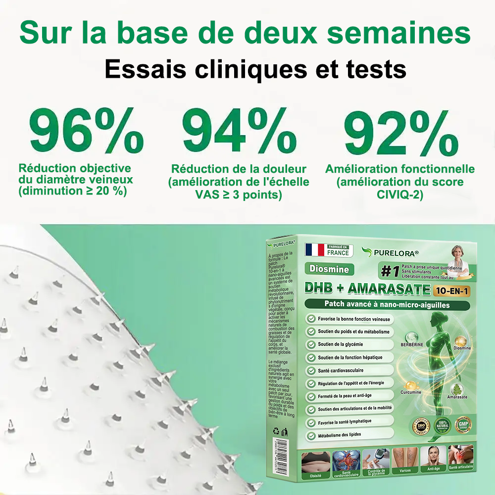 𝐏𝐮𝐫𝐞𝐥𝐨𝐫𝐚® 𝐌𝐞𝐭𝐚𝐛𝐨𝐥𝐢𝐜 𝐌𝐚𝐭𝐫𝐢𝐱™ – 𝐏𝐚𝐭𝐜𝐡 𝐍𝐚𝐧𝐨 à 𝐌𝐢𝐜𝐫𝐨𝐧𝐞𝐞𝐝𝐥𝐞𝐬 𝟏𝟎-𝐞𝐧-𝟏 𝐃𝐇𝐁 + 𝐀𝐦𝐚𝐫𝐚𝐬𝐚𝐭𝐞 💧𝐔𝐧𝐞 𝐬𝐞𝐮𝐥𝐞 𝐚𝐩𝐩𝐥𝐢𝐜𝐚𝐭𝐢𝐨𝐧 𝐩𝐚𝐫 𝐣𝐨𝐮𝐫 ✅𝐂𝐨𝐧𝐯𝐢𝐞𝐧𝐭 𝐚𝐮𝐱 𝐜𝐚𝐬 𝐝’𝐨𝐛é𝐬𝐢𝐭é, 𝐝𝐞 𝐫𝐞𝐥â𝐜𝐡𝐞𝐦𝐞𝐧𝐭 𝐜𝐮𝐭𝐚𝐧é, 𝐝𝐞 𝐝𝐢𝐚𝐛è𝐭𝐞, 𝐝𝐞 𝐯𝐚𝐫𝐢𝐜𝐞𝐬, 𝐝𝐞 𝐥𝐲𝐦𝐩𝐡œ𝐝è𝐦𝐞, 𝐝𝐞 𝐭𝐫𝐨𝐮𝐛𝐥𝐞𝐬 𝐝𝐮 𝐬𝐨𝐦𝐦𝐞𝐢𝐥 𝐞𝐭 𝐝𝐞 𝐝𝐨𝐮𝐥𝐞𝐮𝐫𝐬 𝐚𝐫𝐭𝐢𝐜𝐮𝐥𝐚𝐢𝐫𝐞𝐬