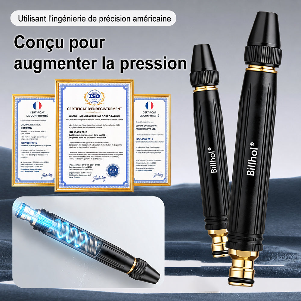 🏆 Billhol® Pistolet de lavage haute pression pour la maison, indispensable pour arroser les plantes et les légumes, ainsi que pour laver la voiture 👍💦