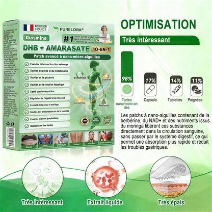 𝐏𝐮𝐫𝐞𝐥𝐨𝐫𝐚® 𝐌𝐞𝐭𝐚𝐛𝐨𝐥𝐢𝐜 𝐌𝐚𝐭𝐫𝐢𝐱™ – 𝐏𝐚𝐭𝐜𝐡 𝐍𝐚𝐧𝐨 à 𝐌𝐢𝐜𝐫𝐨𝐧𝐞𝐞𝐝𝐥𝐞𝐬 𝟏𝟎-𝐞𝐧-𝟏 𝐃𝐇𝐁 + 𝐀𝐦𝐚𝐫𝐚𝐬𝐚𝐭𝐞 💧𝐔𝐧𝐞 𝐬𝐞𝐮𝐥𝐞 𝐚𝐩𝐩𝐥𝐢𝐜𝐚𝐭𝐢𝐨𝐧 𝐩𝐚𝐫 𝐣𝐨𝐮𝐫 ✅𝐂𝐨𝐧𝐯𝐢𝐞𝐧𝐭 𝐚𝐮𝐱 𝐜𝐚𝐬 𝐝’𝐨𝐛é𝐬𝐢𝐭é, 𝐝𝐞 𝐫𝐞𝐥â𝐜𝐡𝐞𝐦𝐞𝐧𝐭 𝐜𝐮𝐭𝐚𝐧é, 𝐝𝐞 𝐝𝐢𝐚𝐛è𝐭𝐞, 𝐝𝐞 𝐯𝐚𝐫𝐢𝐜𝐞𝐬, 𝐝𝐞 𝐥𝐲𝐦𝐩𝐡œ𝐝è𝐦𝐞, 𝐝𝐞 𝐭𝐫𝐨𝐮𝐛𝐥𝐞𝐬 𝐝𝐮 𝐬𝐨𝐦𝐦𝐞𝐢𝐥 𝐞𝐭 𝐝𝐞 𝐝𝐨𝐮𝐥𝐞𝐮𝐫𝐬 𝐚𝐫𝐭𝐢𝐜𝐮𝐥𝐚𝐢𝐫𝐞𝐬