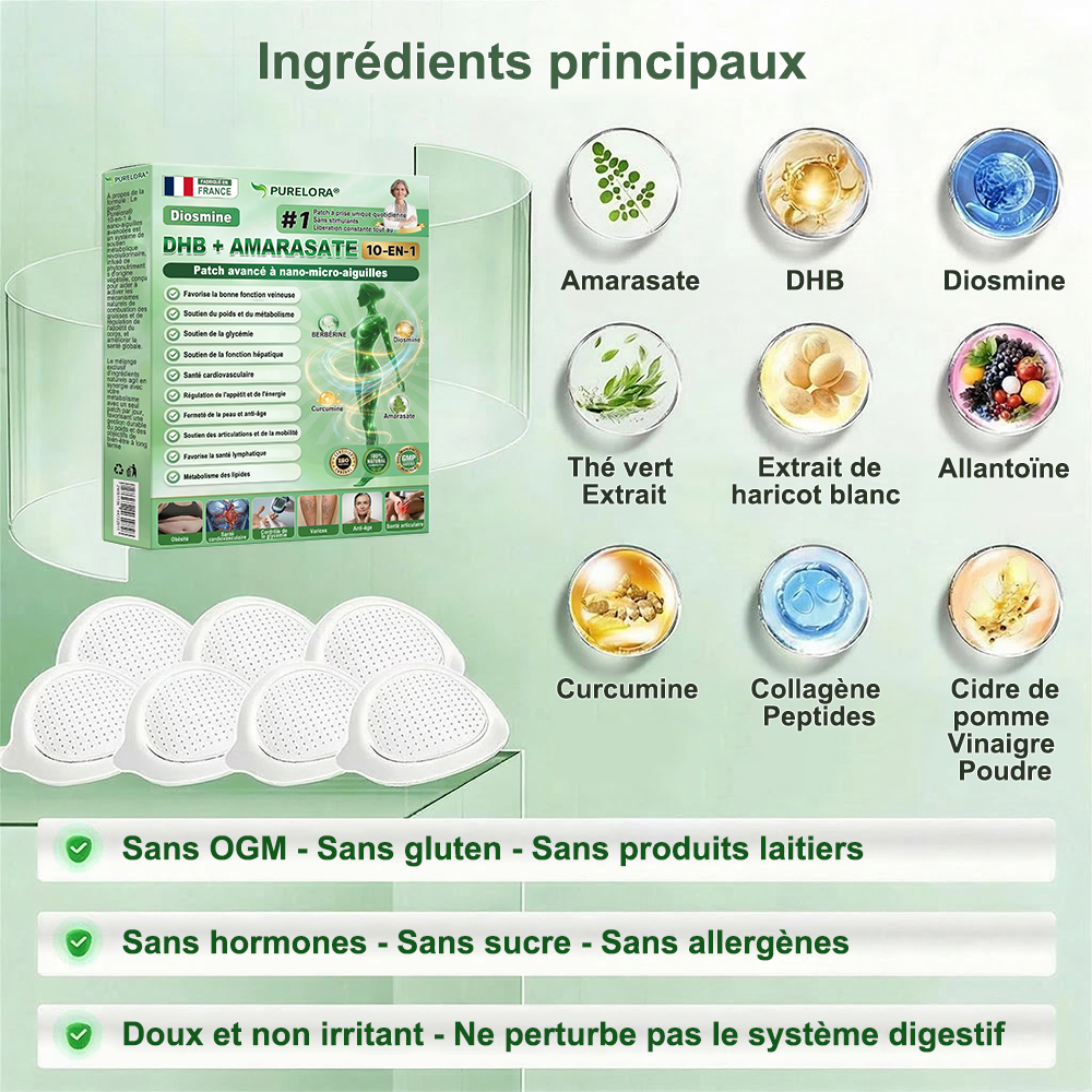 𝐏𝐮𝐫𝐞𝐥𝐨𝐫𝐚® 𝐌𝐞𝐭𝐚𝐛𝐨𝐥𝐢𝐜 𝐌𝐚𝐭𝐫𝐢𝐱™ – 𝐏𝐚𝐭𝐜𝐡 𝐍𝐚𝐧𝐨 à 𝐌𝐢𝐜𝐫𝐨𝐧𝐞𝐞𝐝𝐥𝐞𝐬 𝟏𝟎-𝐞𝐧-𝟏 𝐃𝐇𝐁 + 𝐀𝐦𝐚𝐫𝐚𝐬𝐚𝐭𝐞 💧𝐔𝐧𝐞 𝐬𝐞𝐮𝐥𝐞 𝐚𝐩𝐩𝐥𝐢𝐜𝐚𝐭𝐢𝐨𝐧 𝐩𝐚𝐫 𝐣𝐨𝐮𝐫 ✅𝐂𝐨𝐧𝐯𝐢𝐞𝐧𝐭 𝐚𝐮𝐱 𝐜𝐚𝐬 𝐝’𝐨𝐛é𝐬𝐢𝐭é, 𝐝𝐞 𝐫𝐞𝐥â𝐜𝐡𝐞𝐦𝐞𝐧𝐭 𝐜𝐮𝐭𝐚𝐧é, 𝐝𝐞 𝐝𝐢𝐚𝐛è𝐭𝐞, 𝐝𝐞 𝐯𝐚𝐫𝐢𝐜𝐞𝐬, 𝐝𝐞 𝐥𝐲𝐦𝐩𝐡œ𝐝è𝐦𝐞, 𝐝𝐞 𝐭𝐫𝐨𝐮𝐛𝐥𝐞𝐬 𝐝𝐮 𝐬𝐨𝐦𝐦𝐞𝐢𝐥 𝐞𝐭 𝐝𝐞 𝐝𝐨𝐮𝐥𝐞𝐮𝐫𝐬 𝐚𝐫𝐭𝐢𝐜𝐮𝐥𝐚𝐢𝐫𝐞𝐬