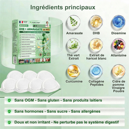 𝐏𝐮𝐫𝐞𝐥𝐨𝐫𝐚® 𝐌𝐞𝐭𝐚𝐛𝐨𝐥𝐢𝐜 𝐌𝐚𝐭𝐫𝐢𝐱™ – 𝐏𝐚𝐭𝐜𝐡 𝐍𝐚𝐧𝐨 à 𝐌𝐢𝐜𝐫𝐨𝐧𝐞𝐞𝐝𝐥𝐞𝐬 𝟏𝟎-𝐞𝐧-𝟏 𝐃𝐇𝐁 + 𝐀𝐦𝐚𝐫𝐚𝐬𝐚𝐭𝐞 💧𝐔𝐧𝐞 𝐬𝐞𝐮𝐥𝐞 𝐚𝐩𝐩𝐥𝐢𝐜𝐚𝐭𝐢𝐨𝐧 𝐩𝐚𝐫 𝐣𝐨𝐮𝐫 ✅𝐂𝐨𝐧𝐯𝐢𝐞𝐧𝐭 𝐚𝐮𝐱 𝐜𝐚𝐬 𝐝’𝐨𝐛é𝐬𝐢𝐭é, 𝐝𝐞 𝐫𝐞𝐥â𝐜𝐡𝐞𝐦𝐞𝐧𝐭 𝐜𝐮𝐭𝐚𝐧é, 𝐝𝐞 𝐝𝐢𝐚𝐛è𝐭𝐞, 𝐝𝐞 𝐯𝐚𝐫𝐢𝐜𝐞𝐬, 𝐝𝐞 𝐥𝐲𝐦𝐩𝐡œ𝐝è𝐦𝐞, 𝐝𝐞 𝐭𝐫𝐨𝐮𝐛𝐥𝐞𝐬 𝐝𝐮 𝐬𝐨𝐦𝐦𝐞𝐢𝐥 𝐞𝐭 𝐝𝐞 𝐝𝐨𝐮𝐥𝐞𝐮𝐫𝐬 𝐚𝐫𝐭𝐢𝐜𝐮𝐥𝐚𝐢𝐫𝐞𝐬
