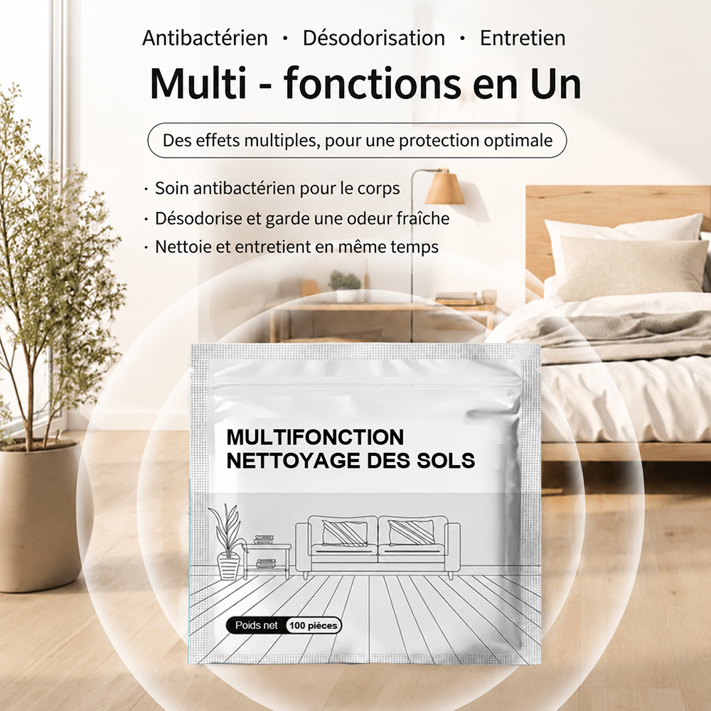 🧼Dernier Jour -80 %✨ Nettoyant Antibactérien Multi-Surfaces pour Parquet, Carrelage et Sol Stratifié