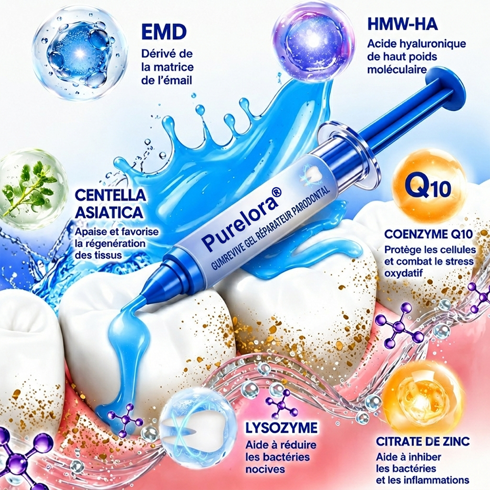 🦷✨ 𝑷𝒖𝒓𝒆𝒍𝒐𝒓𝒂® 𝑮𝒖𝒎𝑹𝒆𝒗𝒊𝒗𝒆 𝑮𝒆𝒍 𝒅𝒆 𝑹é𝒑𝒂𝒓𝒂𝒕𝒊𝒐𝒏 𝑷𝒂𝒓𝒐𝒅𝒐𝒏𝒕𝒂𝒍𝒆