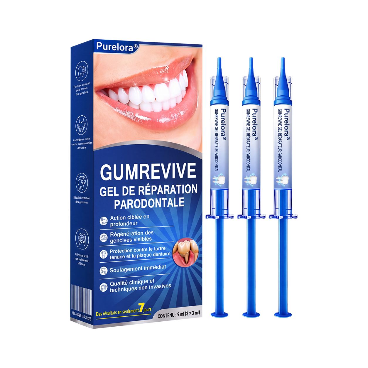 🦷✨ 𝑷𝒖𝒓𝒆𝒍𝒐𝒓𝒂® 𝑮𝒖𝒎𝑹𝒆𝒗𝒊𝒗𝒆 𝑮𝒆𝒍 𝒅𝒆 𝑹é𝒑𝒂𝒓𝒂𝒕𝒊𝒐𝒏 𝑷𝒂𝒓𝒐𝒅𝒐𝒏𝒕𝒂𝒍𝒆