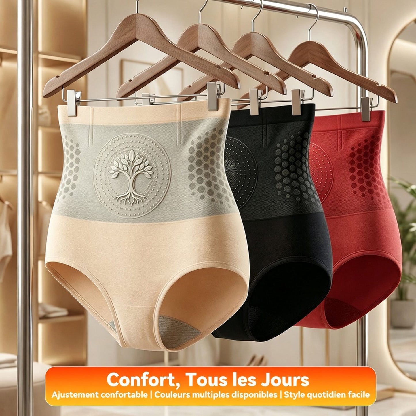 📢☘️Boutique Officielle de la Marque | ✅LUCKYSONG® 2026 Short Sculptant & Brûle-Graisses 4-en-1 à Micro-Particules au Moringa & à la Berbérine