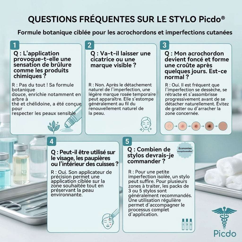 Boutique officielle de la marque |🩹𝐏i𝐜𝐝o® 7 Jours Effaceur de taches et d’excroissances cutanées(Zéro douleur, zéro cicatrice – Roller)👍