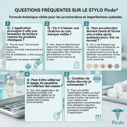 Boutique officielle de la marque |🩹𝐏i𝐜𝐝o® 7 Jours Effaceur de taches et d’excroissances cutanées(Zéro douleur, zéro cicatrice – Roller)👍