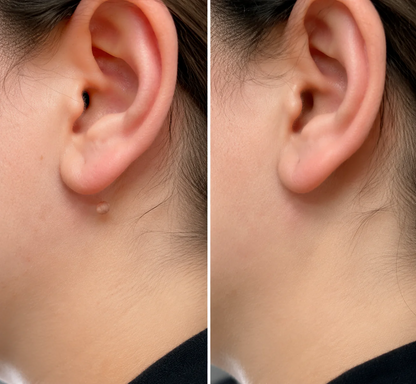 Curalona® Patch 2-en-1 à Micro-aiguilles & Hydrocolloïde 🍀 | Aide à éliminer les grains de beauté en relief, l’acné, les verrues planes et les acrochordons | Patchs invisibles pour le visage et le corps